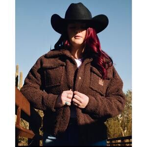 DIXXON Women's Cheyenne Sherpa Jacket Size M